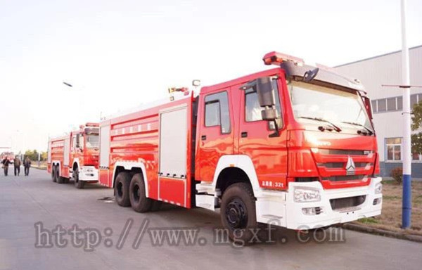 16000 литрийн хөнгөн даацын усны автоцистерн/хөөсөрдөг галын машин