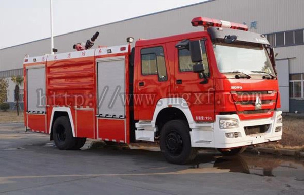 8000 литрийн хөнгөн даацын усны автоцистерн/хөөсөрдөг галын машин